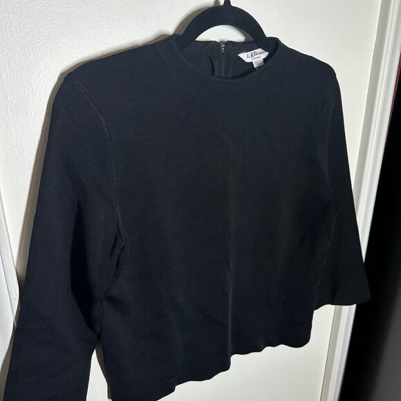 LK Bennett TK Mele Black Knit Top Size Small - Picture 2 of 9